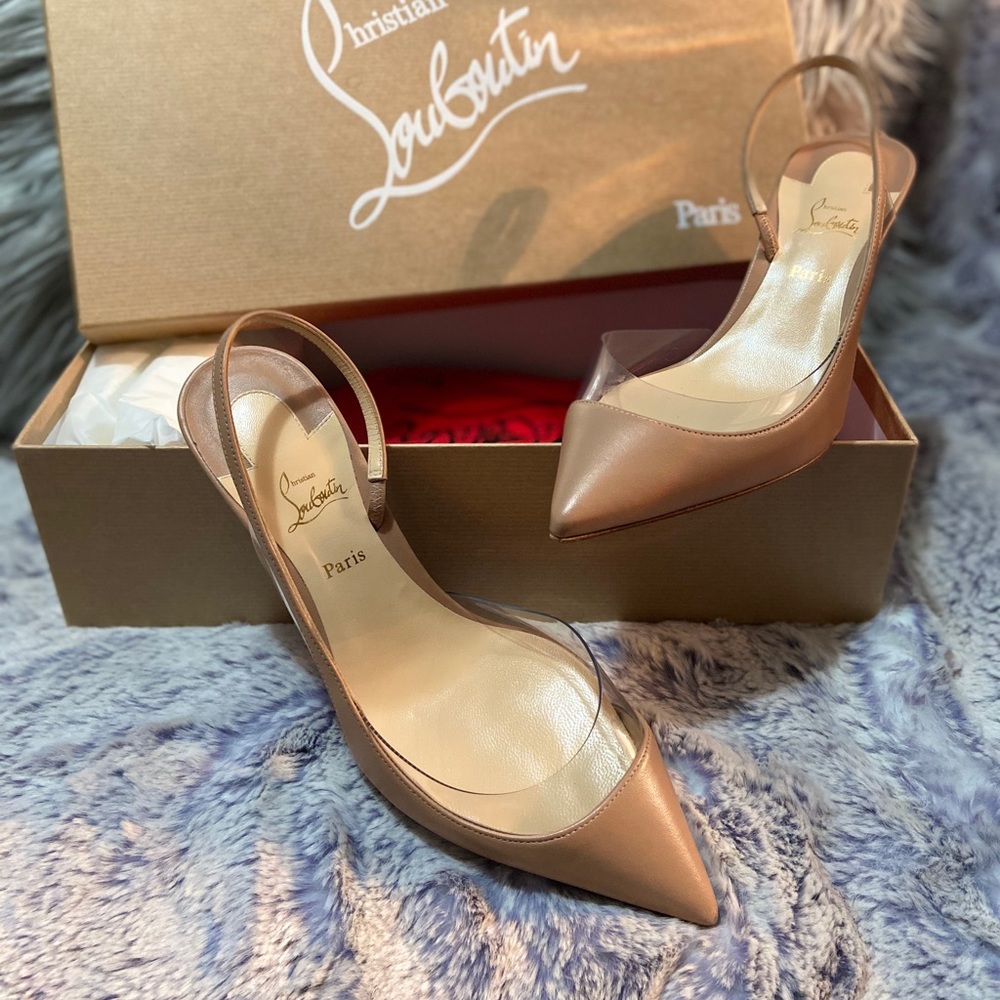 Christian Louboutin OptiSexy 70 Nude Pump